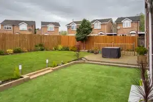 Decking For A BBQ Area