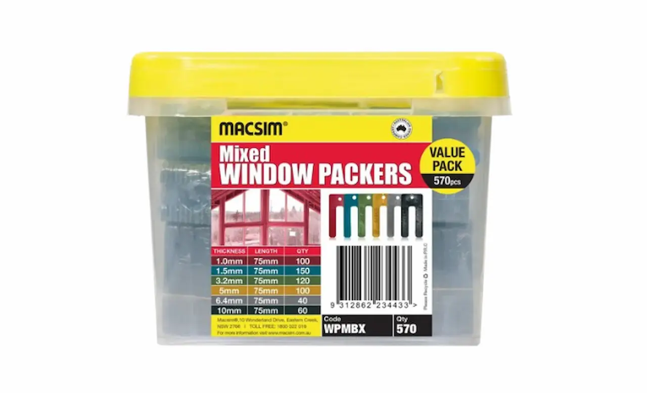 Window Packer 75mm MACSIM Value Pack 570